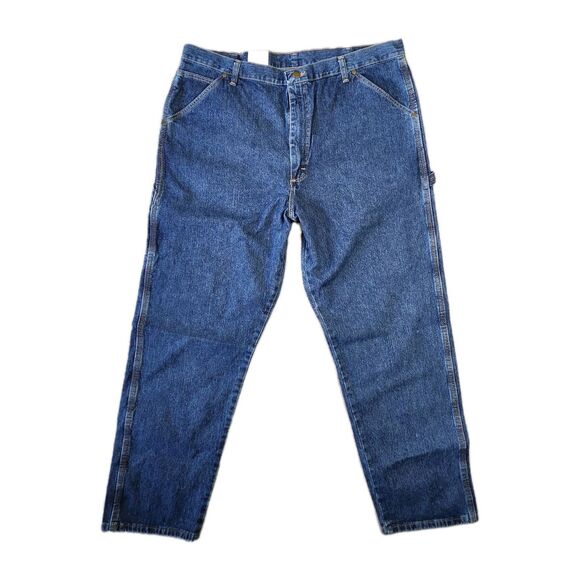 Old Mill Jeans‎ Mens 40x30 Denim Carpenter Workwear Chore Construction Utility - Picture 1 of 8